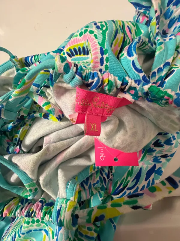 Lilly Pulitzer Romper Dress Blue - Image 3