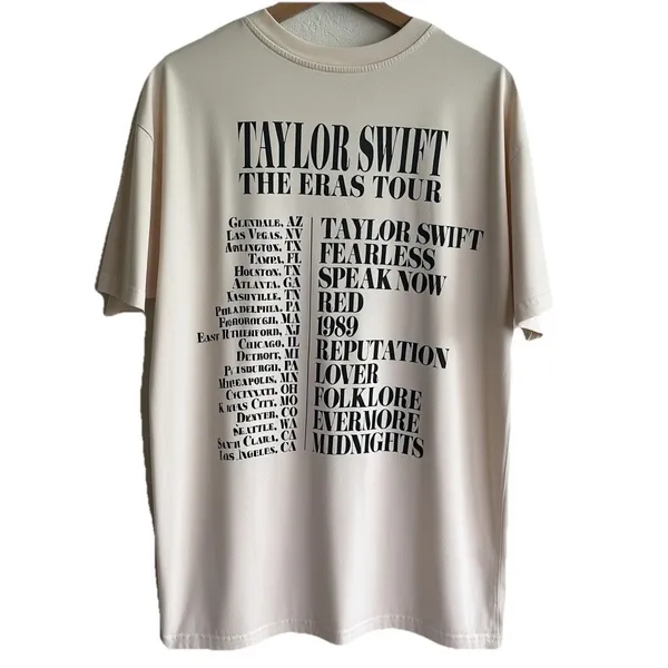 Taylor Swift The Eras Tour Official T-Shirt Sz M Women Swiftie Concert Merch - Image 3