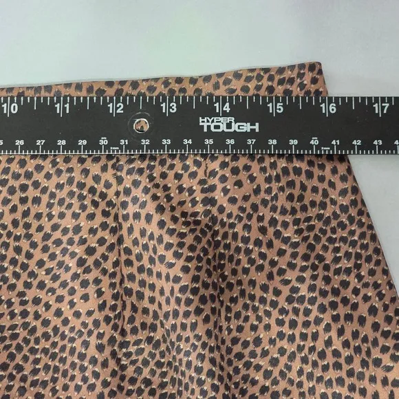 Sag Harbor Animal Print Brown Wild‎ Safari Grunge Goth Party Fun Skirt Plus 16 - Image 7