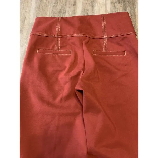 NEW Anthropologie Essential Trouser Pant Red White - Image 11