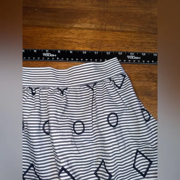 Madewell Embroidered Striped‎ Midi A line Skirt - Image 5