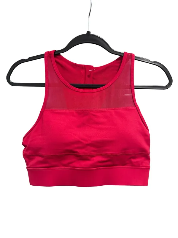 ZYIA ACTIVE RED All Star Mesh-Detail Sports Bra - Image 7