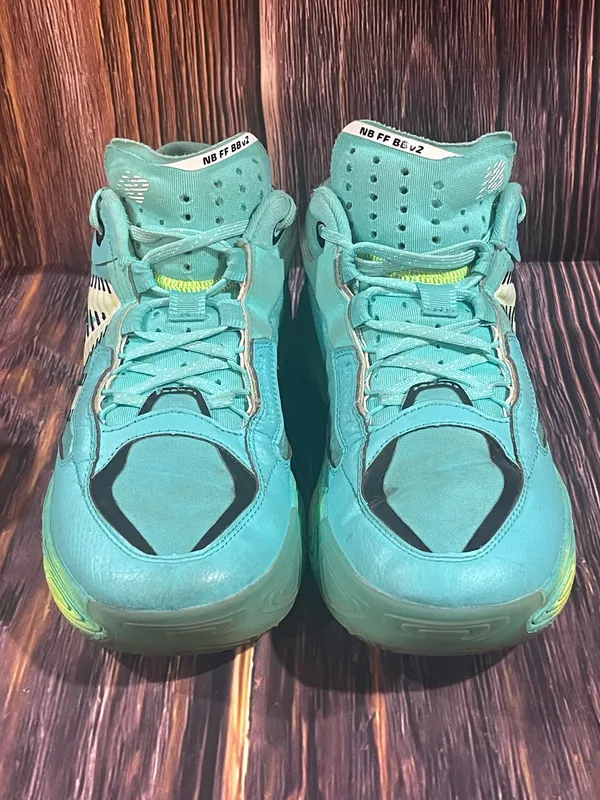 New Balance Fresh Foam BB v2 Cyber Jade Mens Size 5.5 Basketball Shoes Preowned - Image 10