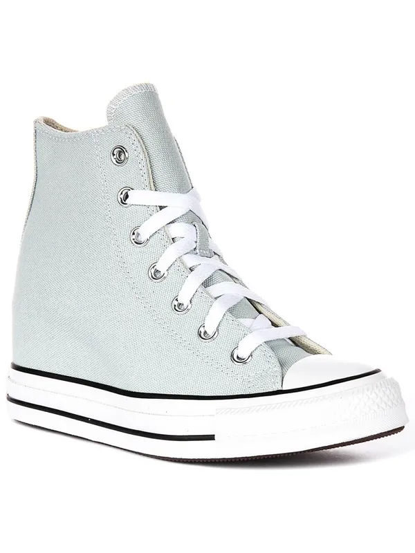 NEW Converse Chuck Taylor All Star Womens Sneaker in Wedge Mint 9.5 - Image 2