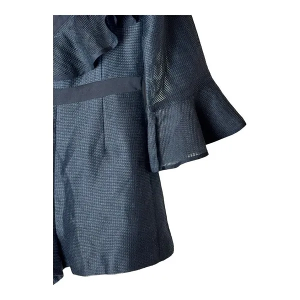 Keepsake Romper Women Medium NWT Navy Blue Bell‎ Sleeve Flashing Light Playsuit - Image 6