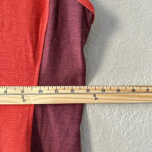 Outdoor Voices Athena Colorblock Tank Dress Small Red‎ Maroon Racerback Athletic - Image 12