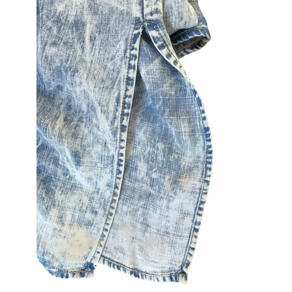 NWT Thread & Supply Acid‎ Wash Carmel Midi Spaghetti Strap Slip Dress Medium - Image 4