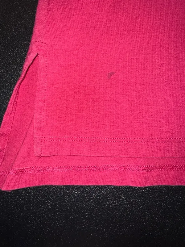 Tahari Pink V-Neck Pima Cotton Blend Plus Size Tunic 2X - Image 6