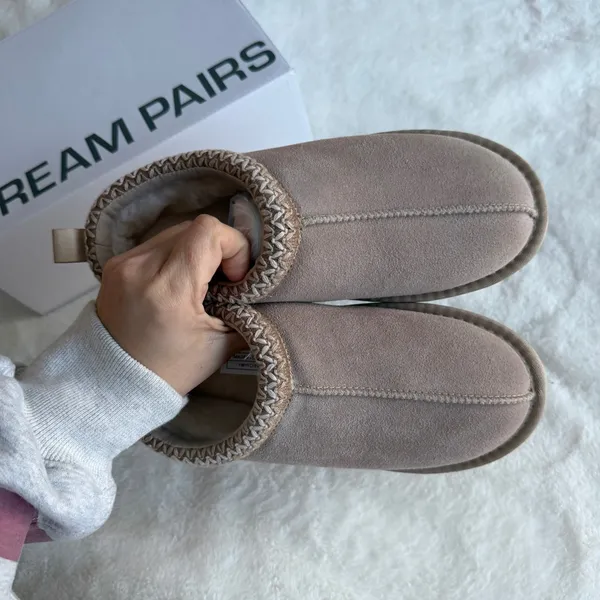 Dream Paris Fuzzy Slip-On Sand Size 7.5 NEW IN BOX - Image 10
