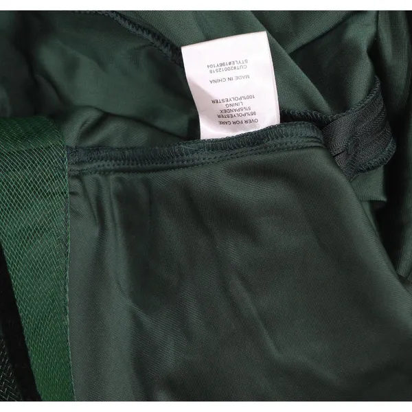 NWT B. Darlin Square Neck Asymmetric Layered Skirt Mini Dress Dark Green 15/16 - Image 8
