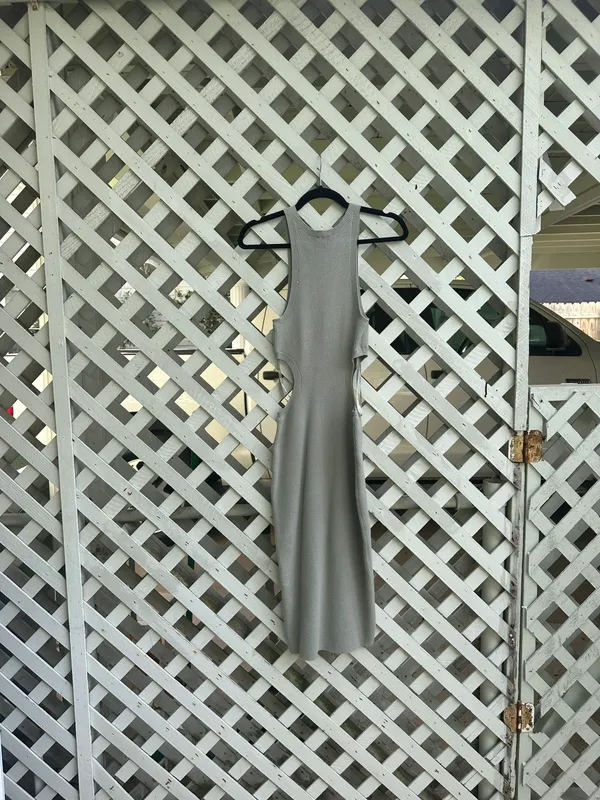 Abercrombie Cut Out Bodycon Midi Dress - Image 7