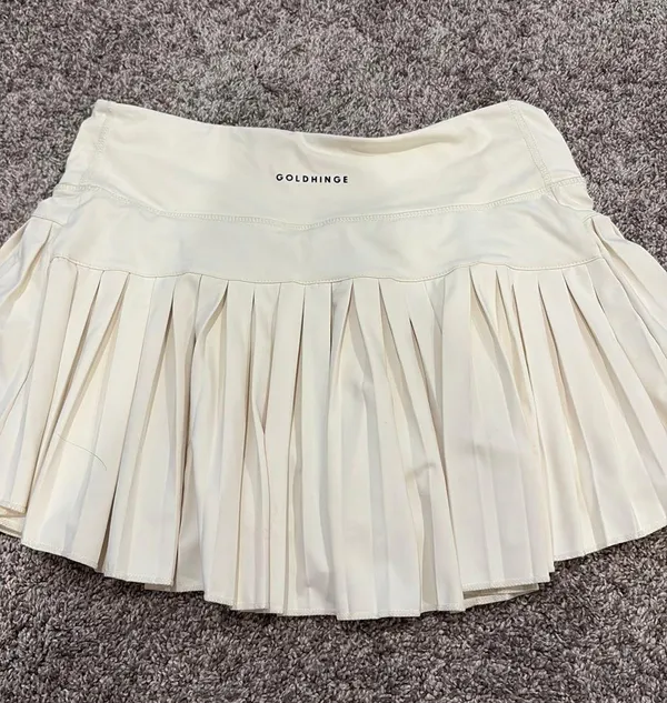 Gold Hinge Tennis Skirt - Image 2