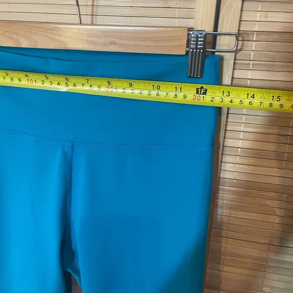 Fabletics blue leggings athletic pants woman’s small SEE MEASUREMENTS - Image 3