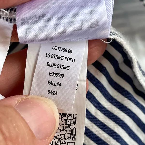 Gap Women's Organic Cotton Mini Shirt Dress Blue Stripe Size S - Image 9