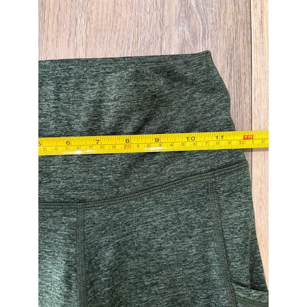 Aerie Women’s High Rise Leggings Heathered Green Athletic Yoga Workout Small - Image 5