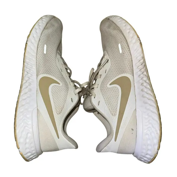 Nike Revolution Running Shoes‎ Women’s 9.5 White Athletic Sneakers - Image 6