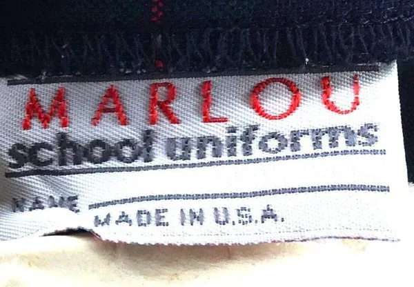 Girls Sz 18.5T Waist 40 Plaid Blue, Red & Green Uniform Skirt. Below Knee - Image 4