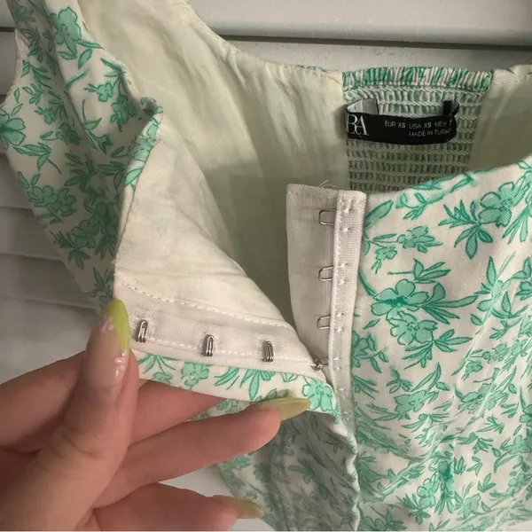 Zara Green Bustier Corset Top - Image 3