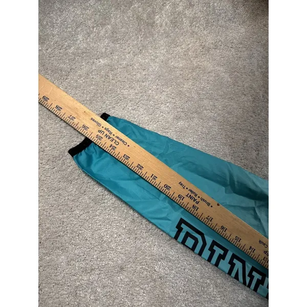 Victorias Secret PINK Jacket XS Ombré Teal‎ Full Zip Tuckaway Hood Windbreaker - Image 9