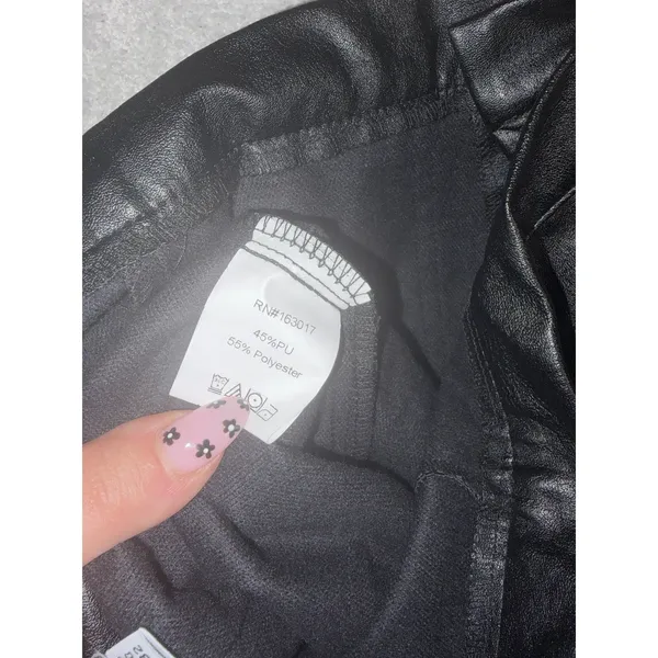 princess polly faux leather pants NWT size 0 - Image 6