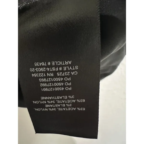 Wilfred Shine Satin Bustier from Aritzia It is a sleek black cropped tank top XS - Image 9