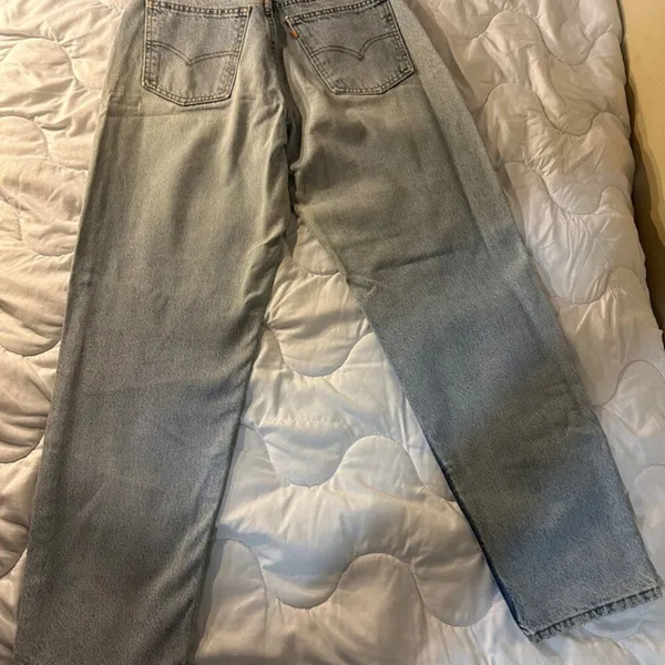 Levi’s Vintage 961 Waist 28 inches Inseam 28 inches Light Wash Loose fit 1996 - Image 2
