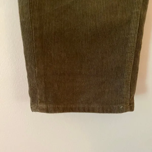 Quince Brown Corduroy Straight Leg Pants Minimalist High Rise Women's size 6 - Image 4