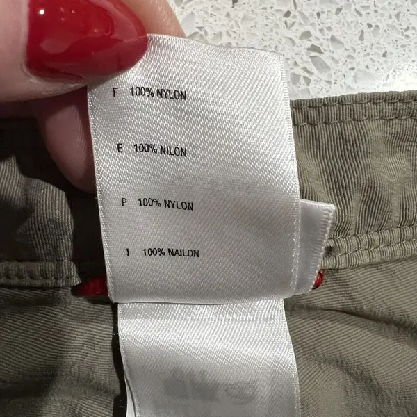 The North Face Size 4 Horizen Capri Pant Dune Beige Nylon‎ Straight Leg Women's - Image 10