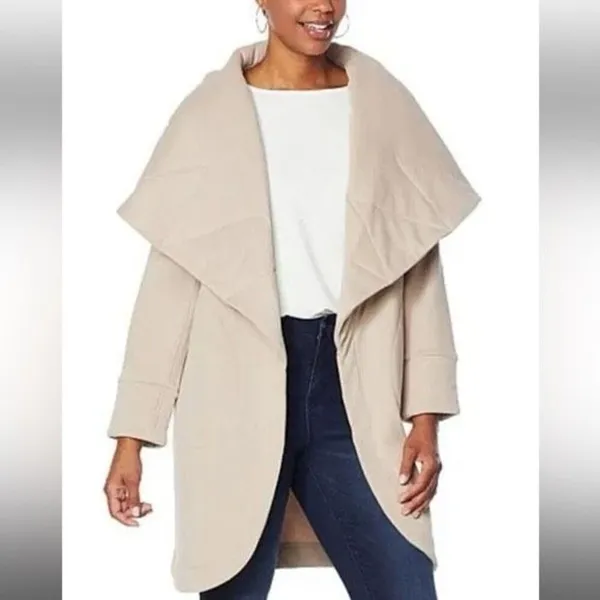 ✨Young Fabulous & Broke Sandrine M/L Cream Coat✨ - Image 7
