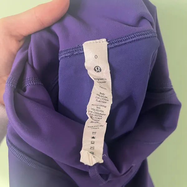 Lululemon Purple Wunder Train Leggings 25" - Image 10