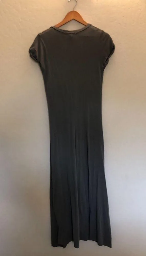 C & C California Harmony V-Neck Maxi Trapeze Dress - Image 4