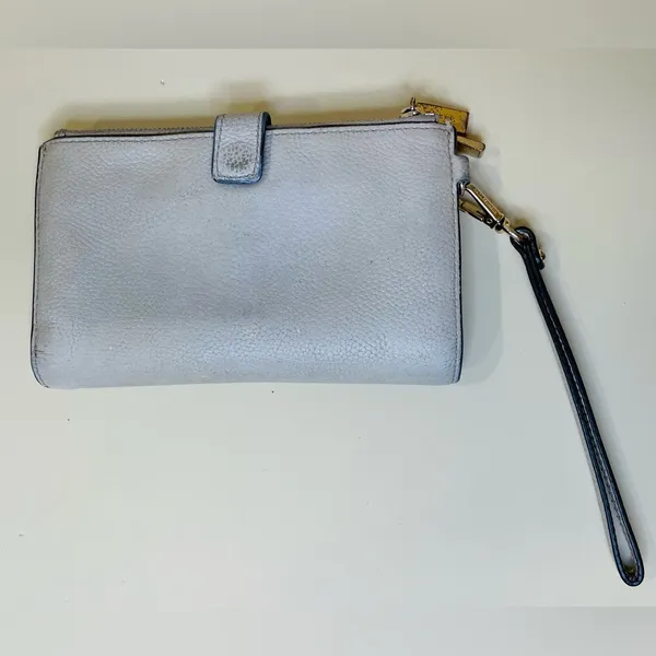 Michael‎ Kors Adele Double Zip Gold Tone Wristlet Wallet - Image 4