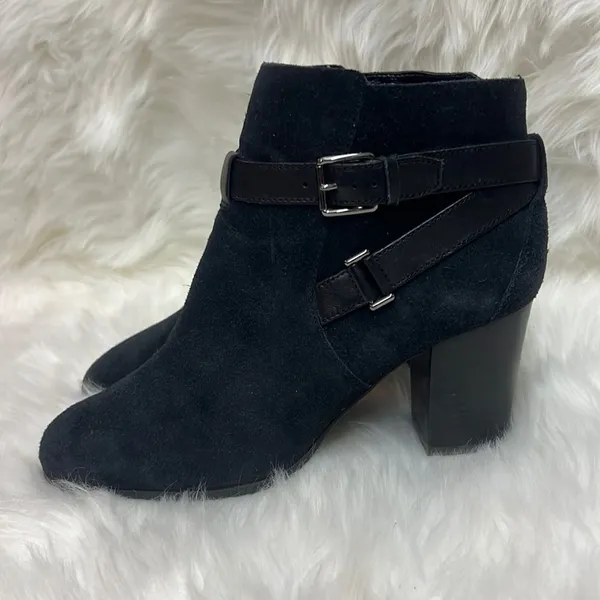 Cole Haan Black‎ Minna Grand OS Suede Booties B91 - Image 2