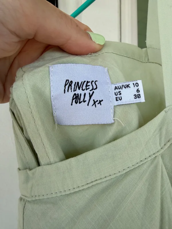Green Princess Polly Mini Dress - Image 4