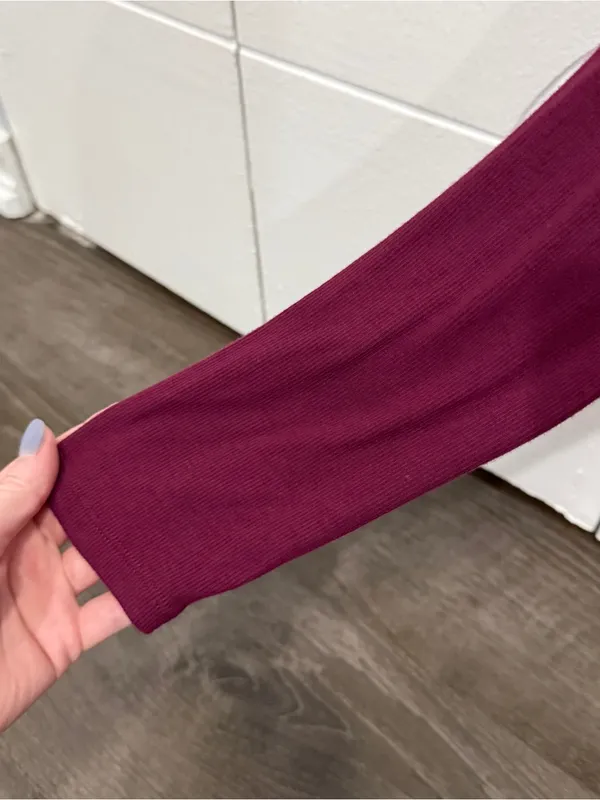 NWT Free People Red Uptown Turtleneck Top - Image 3