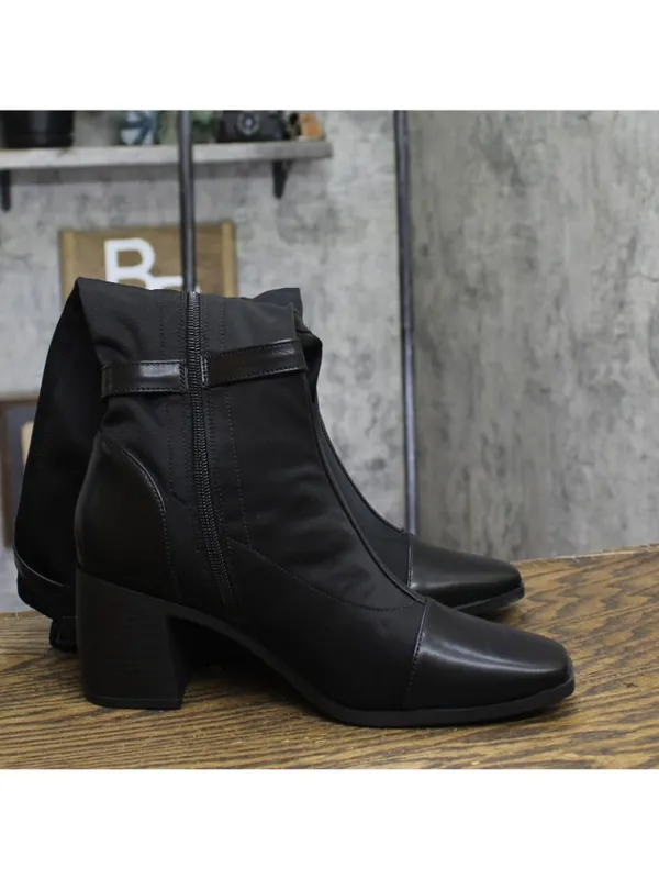 NWT Journee Collection Womens Buckle Knee High Gaibree Boots Black 8.5M - Image 10