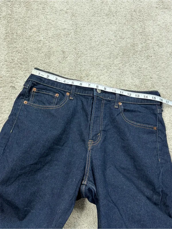 Abercrombie & Fitch Women’s High Rise Boot Cut Jeans in Dark Blue 30 - Image 11