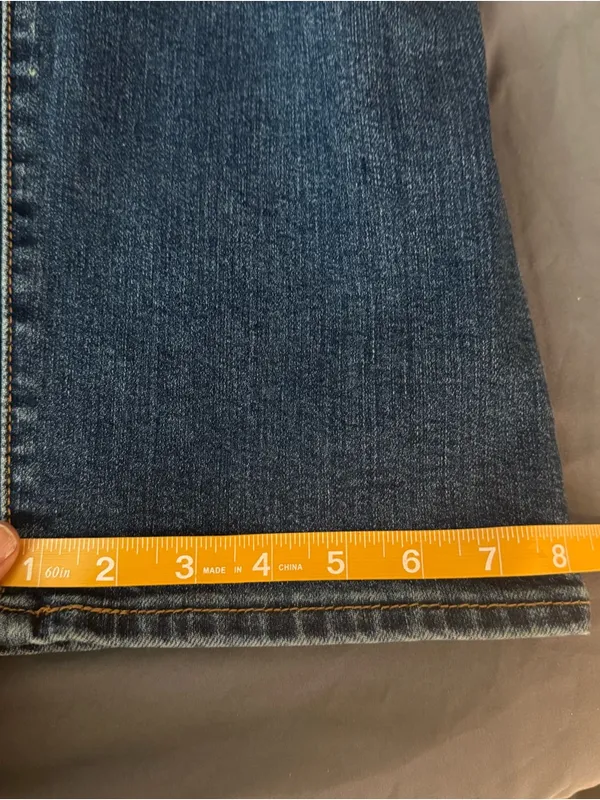 Levi’s Ribcage Straight Ankle Women's dark wash blue Jeans button fly size 27 - Image 13