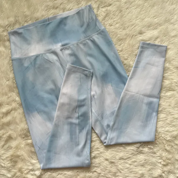 Leggings Motion Tight Athletic Frost Bite Blue White M - Image 2