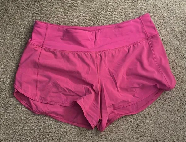 Lululemon Speed Up 4” Shorts In Sonic Pink - Image 4