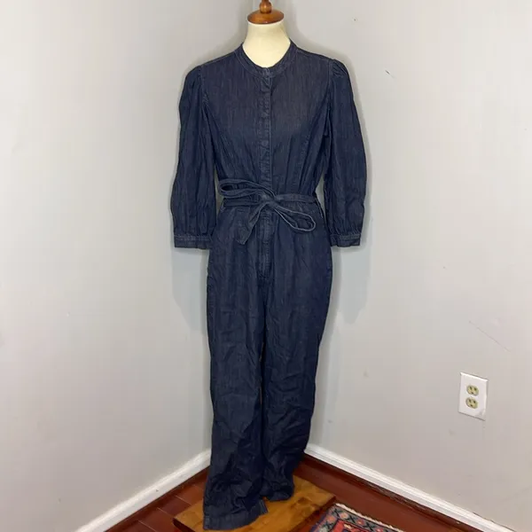 Faherty Charlotte Denim Jumpsuit‎ - Image 4