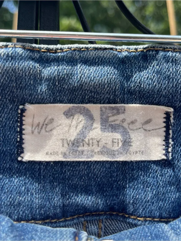 We The Free Jayde High Rise Stretch Flare Jeans Size 25 x 32.5 Boho Denim - Image 2