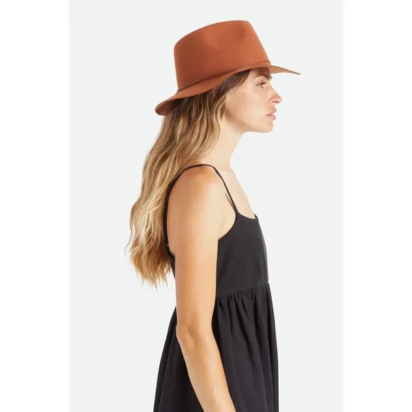 ✨BRIXTON WESLEY PACKABLE BROWN FEDORA✨ Brown Size XL - Image 2
