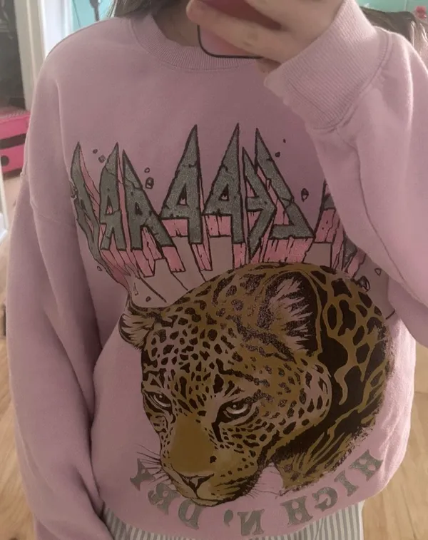Def Leppard Purple  Sweatshirt - Image 7