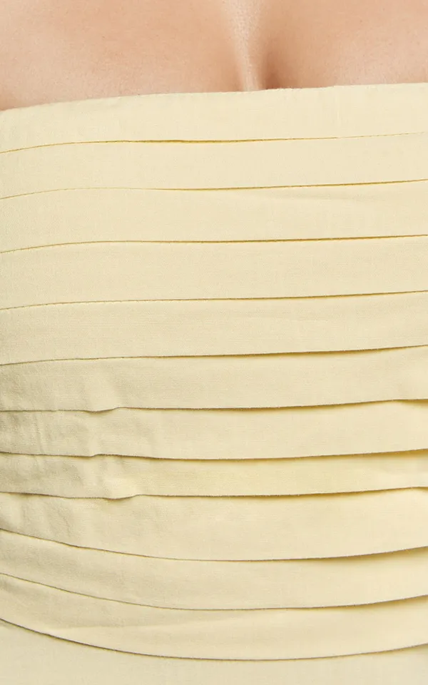 New Showpo Barbra Midi Dress Strapless Ruched Bodice Dress Size Small MSRP $79 - Image 7