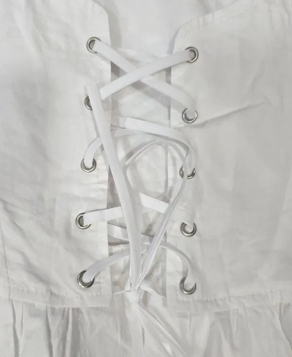NIA Tamara Dress in White - Image 10