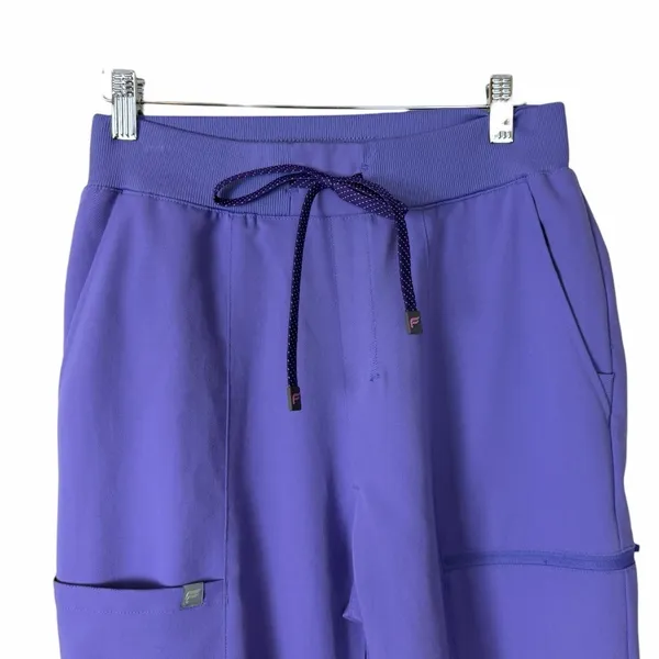 Fabletics Cargo Jogger Scrubs Slim Fit Orchid Purple Women’s Size Small Tall - Image 4