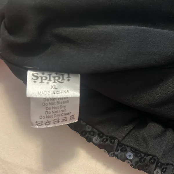 Spirit Halloween Black Sequin Shorts - Image 4