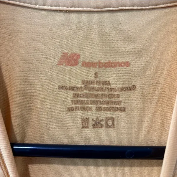 New Balance Yellow “Navy” T-Shirt - Image 2