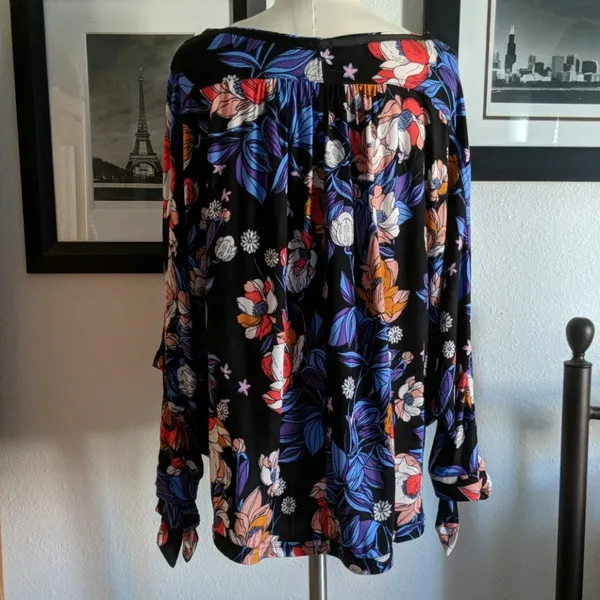 {Free People} Floral Keepin' On Top Size Small - Image 7